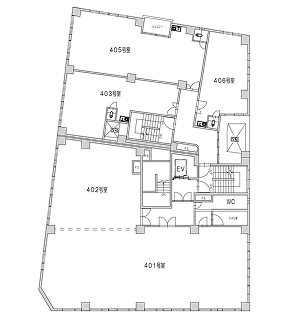 4F 貸室(用途例：オフィス、作業場)